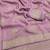 Lavender zari embroidery work crunchy saree with blouse