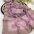 Lavender zari embroidery work crunchy saree with blouse