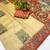 Chikoo digital print zarna silk blend saree with blouse