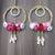  gota chudi with artificial flower, kodhi latkan & moti chudi string home decorations (pack of 2)