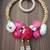  gota chudi with artificial flower, kodhi latkan & moti chudi string home decorations (pack of 2)