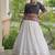 Black&White Cotton Readymade Navratri Lehenga Choli with Bandhej & Embroidery Work