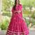Rani Georgette Readymade Navratri Lehenga Choli with Bandhej & Embroidery Work