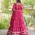 Rani Georgette Readymade Navratri Lehenga Choli with Bandhej & Embroidery Work