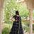 Black Georgette Readymade Navratri Lehenga Choli with Bandhej & Embroidery Work