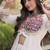 White Cotton Readymade Navratri Lehenga Choli with Gamthi Thread & Mirror Work