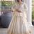 White Cotton Readymade Navratri Lehenga Choli with Zari & Mirror lace Work