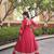 Red Cotton Readymade Navratri Lehenga Choli with Gamthi Thread & Mirror Work