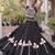 Black Silk Blend Readymade Navratri Lehenga Choli with Mirror & Gamthi Embroidery Work