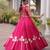 Rani Silk Blend Readymade Navratri Lehenga Choli with Mirror & Gamthi Embroidery Work