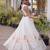 White Silk Blend Readymade Navratri Lehenga Choli with Mirror & Gamthi Embroidery Work