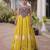 Yellow Silk Blend Readymade Navratri Lehenga Choli with Kutchi Gamthi Work
