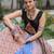 Multi Cotton Readymade Navratri Lehenga Choli with Kutchi Gamthi Mirrorwork
