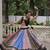 Multi Cotton Readymade Navratri Lehenga Choli with Kutchi Gamthi Mirrorwork