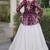 Maroon&White Cotton Readymade Navratri Lehenga Choli with Kutchi Gamthi Patchework