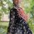 Black&White Cotton Readymade Navratri Lehenga Choli with Kutchi Gamthi Patchework