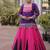 Rani&Violet Rayon Readymade Navratri Lehenga Choli with Kutchi Gamthi Work