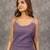 Purple tissue chanderi tonal kurta set with dupatta, stitched