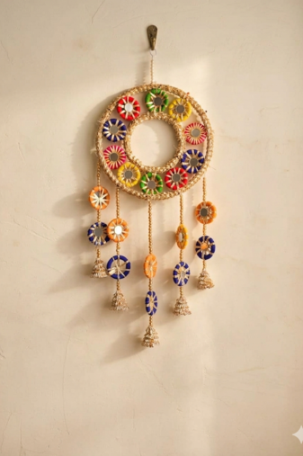 colorful handmade dream catcher decorative home door hanging (pack of 1)