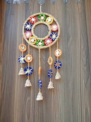 colorful handmade dream catcher decorative home door hanging (pack of 1) 3