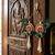 shubh labh peacock feather door hanging decorative wall handmade home decor (pack of 2)