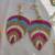 shubh labh leaf patch door hanging handmade beaded wall hanging home decor (pack of 2)