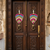 shubh labh leaf patch door hanging handmade beaded wall hanging home decor (pack of 2)