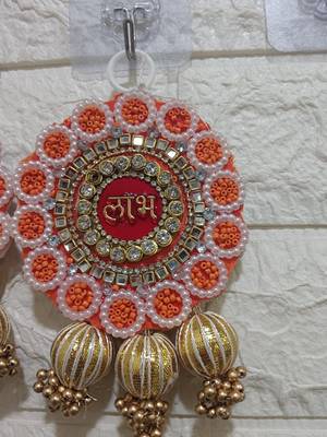 handmade decorative for beautiful wall decoration hanging decorations (pack of 2) 2