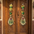 shubh labh patch door hanging handmade embroidered wall hanging home decor (pack of 2)