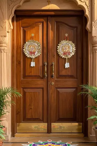 traditional decorative wall hanging  wall hanging for perfect home decor (pack of 2)