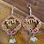 traditional shubh labh booti chudi wall hanging for main door  perfect for home decor (pack of 2)