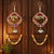 traditional shubh labh booti chudi wall hanging for main door  perfect for home decor (pack of 2)