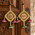 traditional decorative wall hanging for main door  garland perfect for home decor (pack of 2)