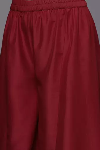 Floral Anarkali Kurta with Palazzos & Dupatta