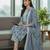 Women Floral Printed Regular Pure Cotton Kurta with Trousers & With Dupatta