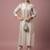 Women Ethnic Motifs Printed Regular Chanderi Silk Kurta with Trousers