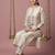 Women Ethnic Motifs Printed Regular Chanderi Silk Kurta with Trousers