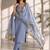 Women Ethnic Motifs Yoke Design Regular Thread Work Silk Crepe Kurta with Trousers & With Dupatta