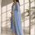 Women Ethnic Motifs Yoke Design Regular Thread Work Silk Crepe Kurta with Trousers & With Dupatta
