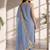 Women Ethnic Motifs Yoke Design Regular Thread Work Silk Crepe Kurta with Trousers & With Dupatta