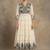 Women Ethnic Motifs Embroidered Panelled Thread Work Pure Cotton Kurta with Trousers & With Dupatta