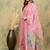 Women Woven Design Regular Beads and Stones Kurta with Trousers & Dupatta