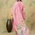 Women Woven Design Regular Beads and Stones Kurta with Trousers & Dupatta