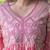 Floral Printed Mirror Work Anarkali Kurta With Sharara & Dupatta