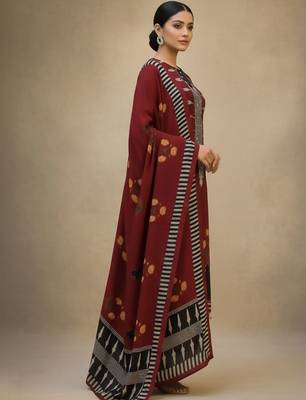 Women Ethnic Motifs Printed Regular Kurta with Trousers & With Dupatta 5