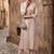 Women Printed Regular Chanderi Silk Kurta with Trousers