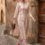 Women Printed Regular Chanderi Silk Kurta with Trousers