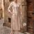 Women Printed Regular Chanderi Silk Kurta with Trousers