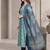 Women Floral Printed Regular Sequinned Kurta with Trousers & With Dupatta
