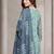 Women Floral Printed Regular Sequinned Kurta with Trousers & With Dupatta